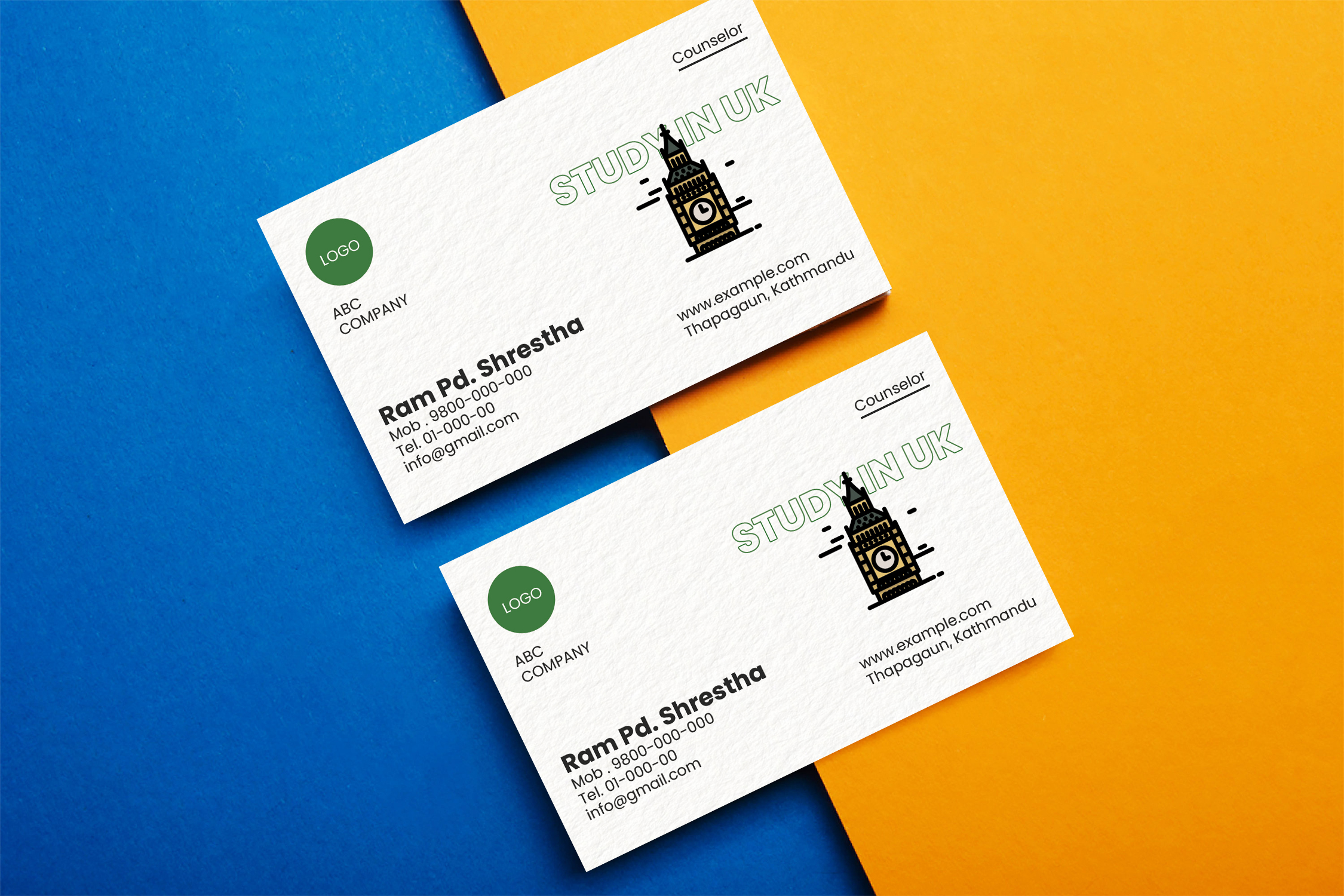 Business Card Design Template 